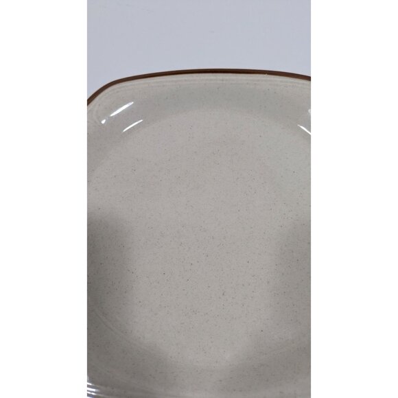 Syracuse China Beige Speckled Brown Rectangle Plate Restaurant Ware Tableware - Picture 2 of 8